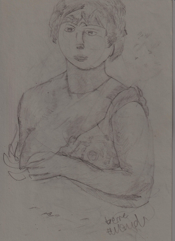 Copy of 'Portrait of Jeanne Samary' by Renoir