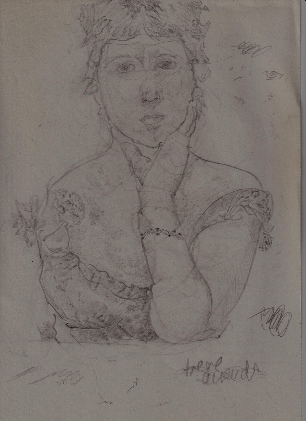 Copy of 'La Reverie' by Renoir