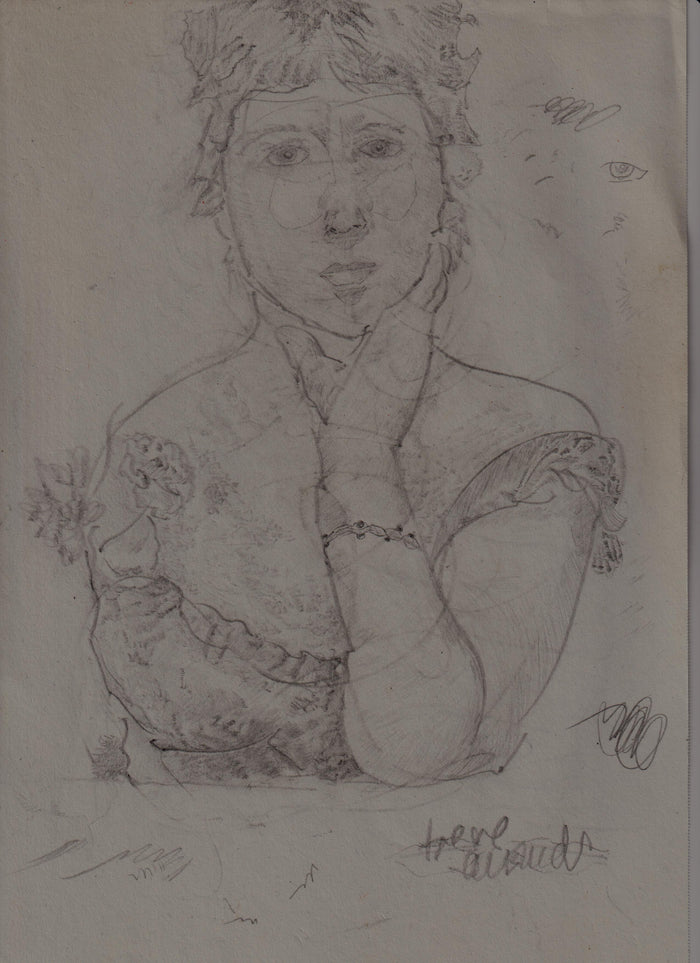 Copy of 'La Reverie' by Renoir